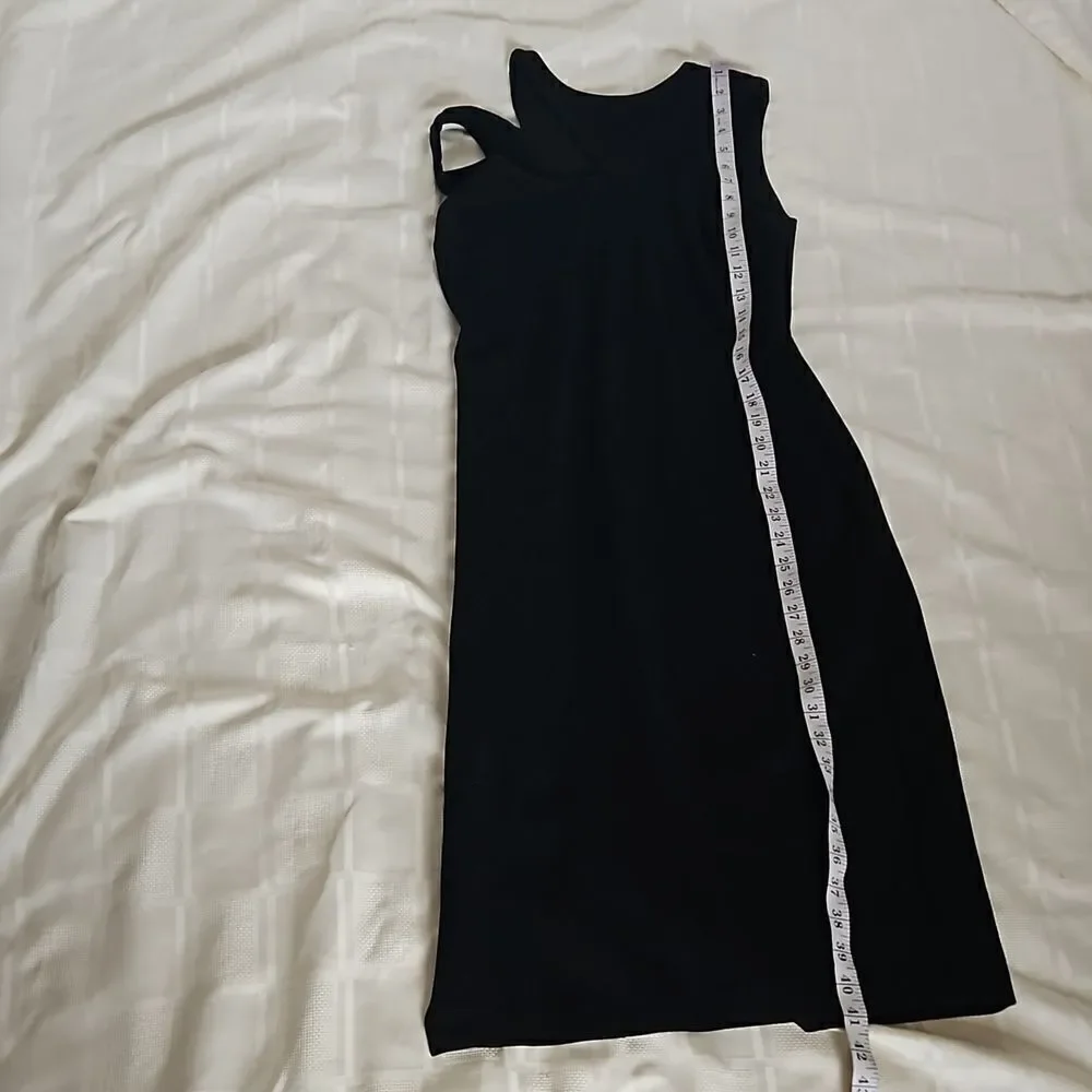 Marciano Ladies Bodycon Cut Out Midi Dress Small Black - Picture 6 of 16